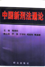 中国新刑法通论