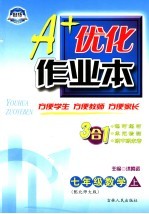A+优化作业本配套新课标 数学 七年级 上 配北师大版 第3版