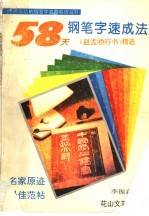 58天钢笔字速成法 赵孟頫行书精选