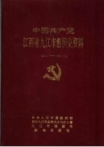 中共九江市组织史资料