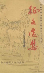 征文选集 小说散文诗歌专辑