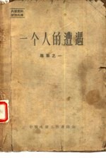 一个人的遭遇 专集之一