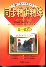 同步精讲精练 高一政治