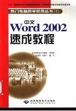中文Word 2002速成教程