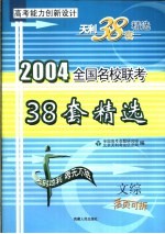 高考能力创新设计 38套高考模拟试题精选 文综