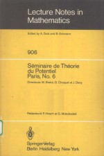 SEMINAIRE DE THEORIE DU POTENTIEL PARIS,NO.6