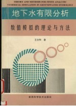 地下水有限分析数值模拟的理论与方法