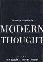 THE NORTON DICTIONARY OF MODERN THOUGHT