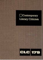 CONTEMPORARY LITERARY CRITICISM VOLUME 179