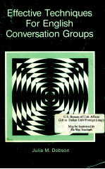 EFFECTIVE TECHNIQUES FOR ENGLISH CONVERSATION GROUPS