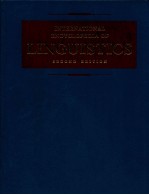 INTERNATIONAL ENCYCLOPEDIA OF LINGUISTICS VOLUME 2
