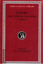 CICERO THE VERRINE ORATIONS VOLUME 1