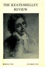 THE KEATS SHELLEY REVIEW NUMBER 10
