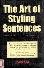 THE ART OF STYLING SENTENCES 20 PATTERNS FOR SUCCESS