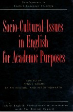 SOCIO-CULTURAL ISSUES IN ENGLISH FOR ACAKEMIC PURPOSES