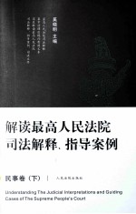 解读最高人民法院司法解释、指导案例 民事卷(下)