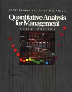 QUANTITATIVE ANALYSIS FOR MANAGEMENT THIRD EDITION