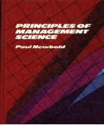 PRINCIPLES OF MANAGEMENT SCIENCE