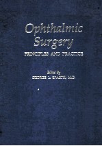 OPHTHALMIC SURGERY PRINCIPLES AND PRACTICE