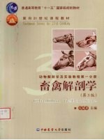 动物解剖学及实验教程 第1分册 畜禽解剖学