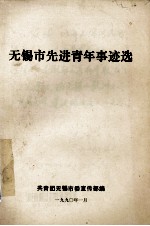无锡市先进青年事迹选