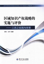 区域知识产权战略的实施与评价 江苏之实践与探索