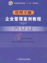 企业管理案例教程 管理专题