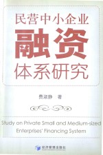 民营中小企业融资体系研究