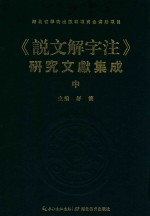 说文解字注 研究文献集成 中
