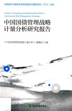 中国国债管理战略计量分析研究报告 = Study on designing and implementing China's government debt management strategies