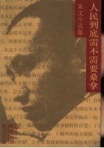 人民到底需不需要桑拿 朱文小说集
