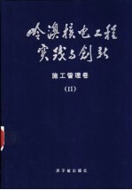 岭澳核电工程实践与创新 施工管理卷 II 常规岛及电站配套设施与电气仪表安装