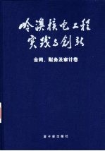 岭澳核电工程实践与创新 合同、财务及审计卷