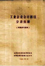 工业企业会计科目分录例解