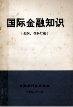 国际金融知识 名词、资料汇编