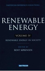 Renewable energy volume IV renewable energy in society