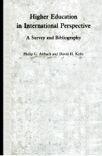 HIGHER EDUCATION IN INTERNATIONAL PERSPECTIVE A SURVEY AND BIBLIOGRAPHY