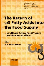 The return of [omega] 3 fatty acids into the food supply: 1 Land-based animal food products and the