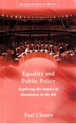 EQUALITY AND PUBLIC POLICY EXPLORING THE IMPACT OF DEVOLUTION IN THE UK