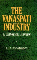 The vanaspati industry a historical review