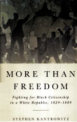 MORE THAN FREEDOM FIGHTING FOR BLACK CITIZENSHIP IN A WHITE REPUBLIC