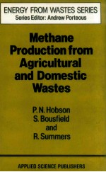 Methane production from agricultural and domestic was wastes