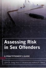 ASSESSING RISK IN SEX OFFENDERS