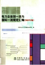 电力企业创一流与国际一流规定汇编 2002年版