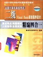 二级Visual Basic语言程序设计精编四合一教程 重点难点·例题精析·上机指导·全真试卷