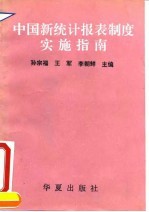 中国新统计报表制度实施指南
