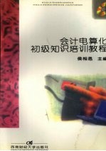 会计电算化初级知识培训教程