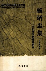 杨炳忠集 文化与文艺理论研究