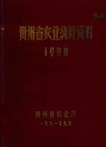 贵州省农业统计资料 1980
