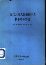 近代云南人民爱国主义和革命斗争史